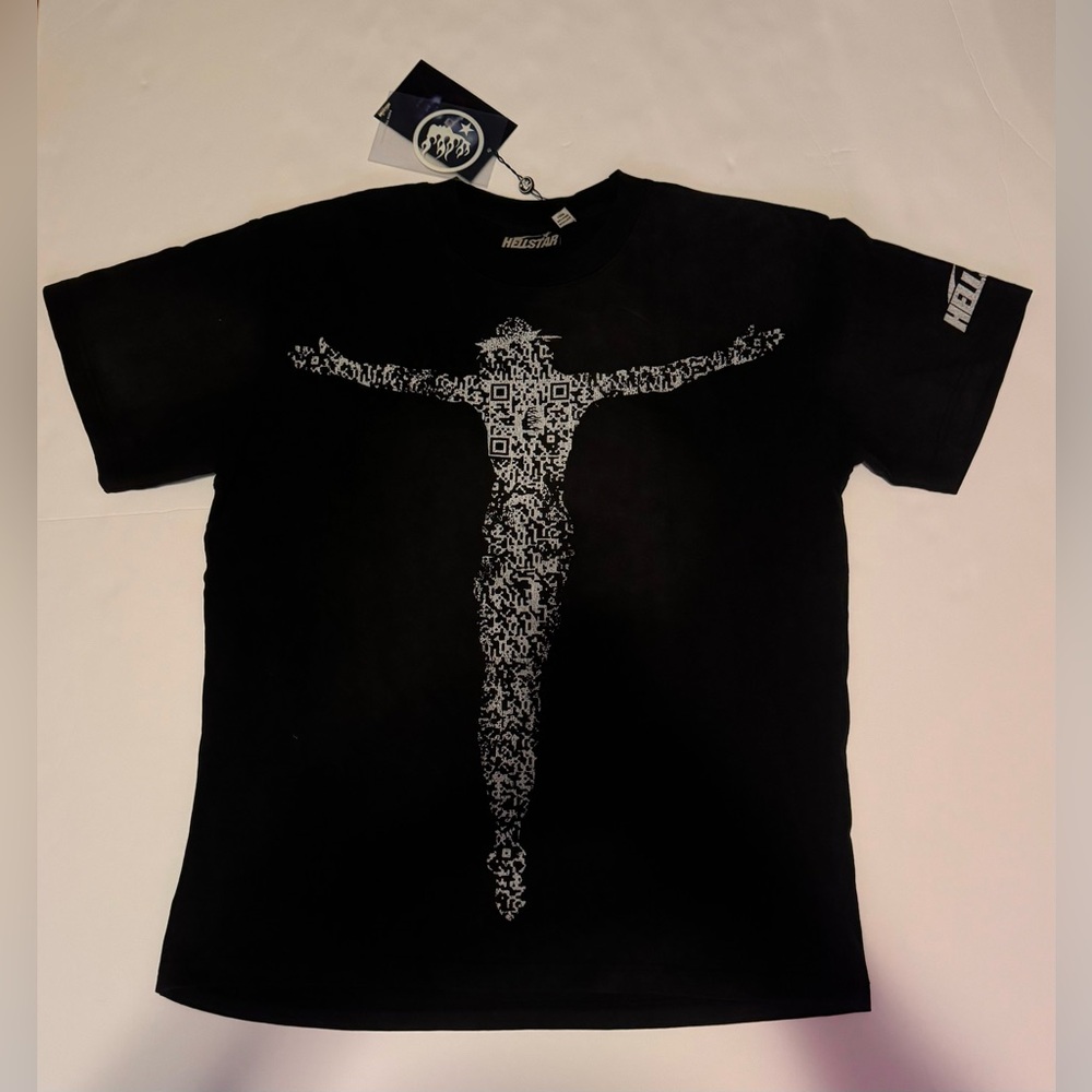 Hellstar Jesus QR Code T-Shirt NEW 100% Authentic RARE!